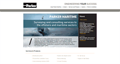 Desktop Screenshot of parkermaritime.no